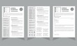 Clean and Professional Resume Template, Cv & Cover Letter Creative Business layout	