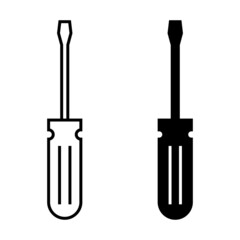 Sticker - screwdriver icon