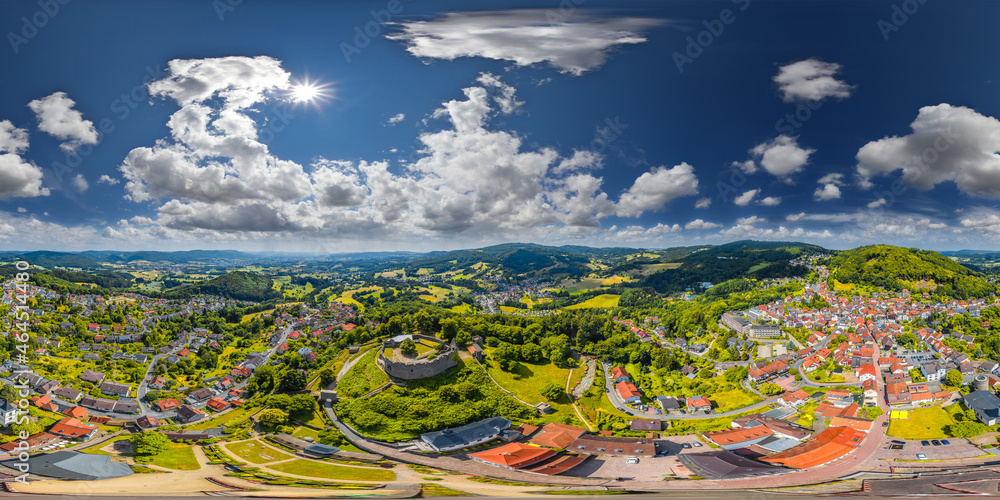 Lindenfels airpano 360° x 180° equirectangular