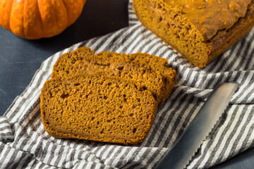 Poster - Homemade Autumn Pumpkin Bread