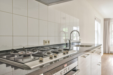 Wall Mural - Modern kitchen in a minimalist style