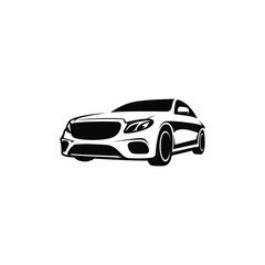 Poster - silhouette of the exotic car, sport car, luxury car vector isolated