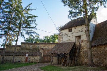 Wall Mural - Evangelical Fortified Church Crit, Brasov, Romania 2019 ,inner  yard