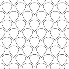 Canvas Print - Simple forms of mediators. Vector seamless pattern in minimal style.