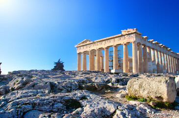 Wall Mural - Parthenon temple on the Acropolis in Athens, Greece
