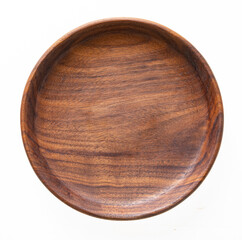 Handmade black walnut wooden plates.