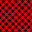 Diagonal buffalo plaid pattern, Checkered red background, Tartan seamless pattern vector illustration