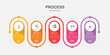 © Inactive - Timeline process infographic design element and number 5 options