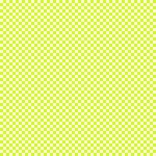 Checkerboard With Very Small Squares. Lime And Beige Colors Of Checkerboard. Chessboard, Checkerboard Texture. Squares Pattern. Background.