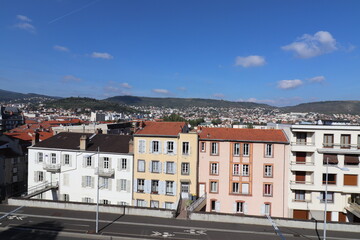 Vue d'ensemble de Clermont Ferrand, ville de Clermont Ferrand, département du Puy de Dome, France