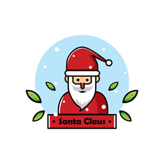 Wall Mural - Illustration santa claus design vector