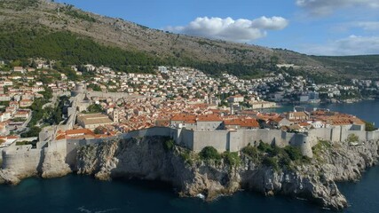 Wall Mural - Aerial view of Old Town of Dubrovnik