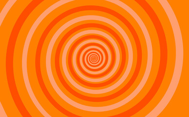 Canvas Print - Colorful spiral background. Hypnotic, dynamic vortex. Vector illustration