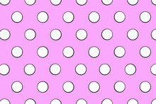 Seamless Background With Circles, Seamless Background With Circles, Purple Polka Dot Background	