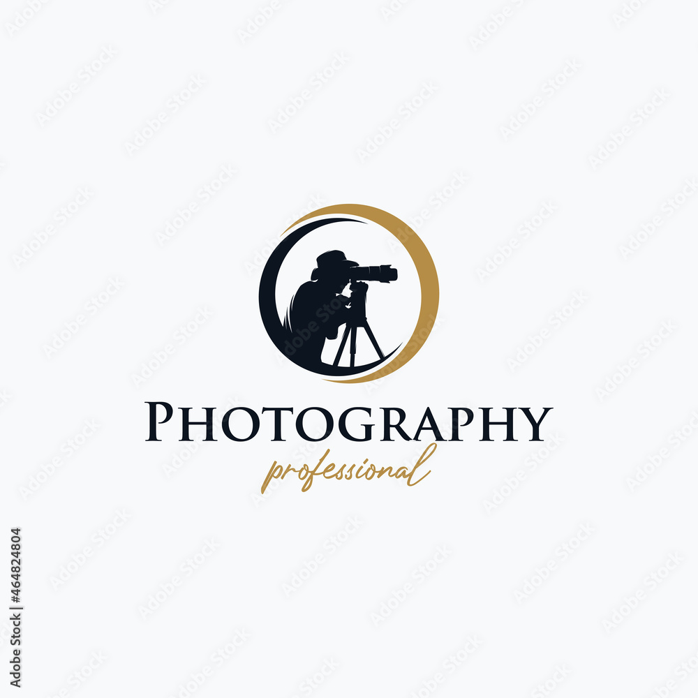 Photographer Logo design vector inspiration