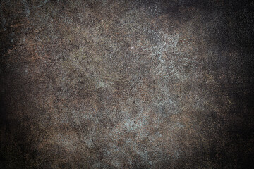 Wall Mural - Blue stone or concrete wall background, top view texture