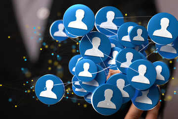 people network structure hr - human resources management and recruitment