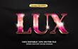© agungkreatif - lux shiny pink gold glossy 3d editable text effect