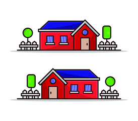 Sticker - Illustrated house