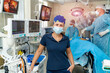 © Vadim - Surgery modern ward for emergency operation. Professional surgeons working in operating hospital room.