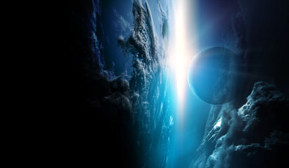 Wall Mural - space exploration concept. . mixed media
