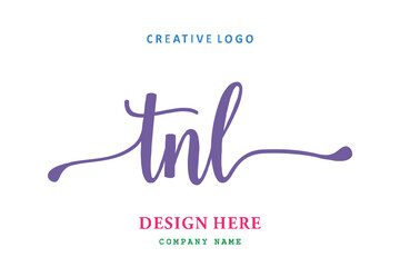 TNL lettering logo is simple, easy to understand and authoritative