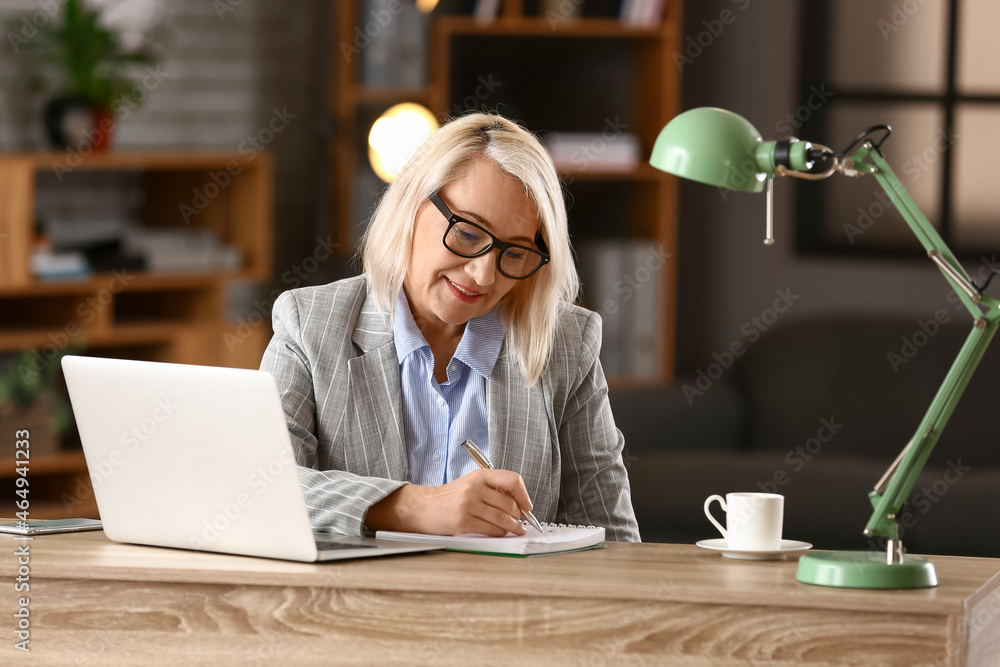 HR specialist interviewing candidate online