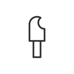 Wall Mural - Ice cream line icon.