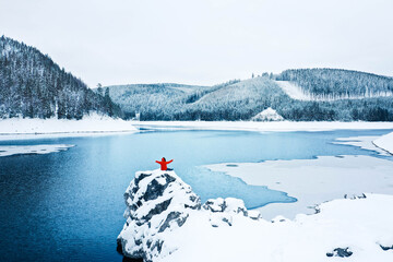 Canvas Print - Winter Abenteuer erleben