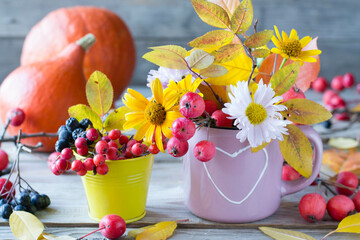 Wall Mural - Autumn still life