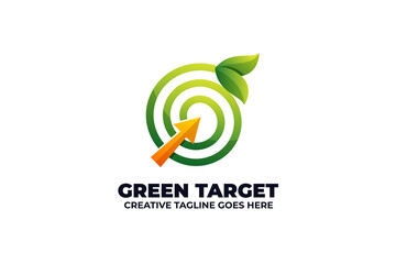 Green Target Archery Dart Logo