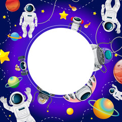Wall Mural - a banner outer space scence background