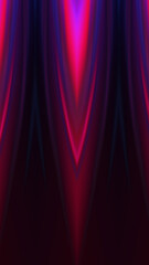 Wall Mural - Dark abstract futuristic background. Digital explosion, ultraviolet neon glow, blurred geometric lines.