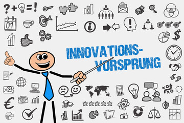 Sticker - Innovationsvorsprung 