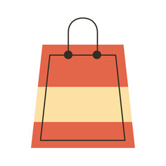 Sticker - shopping bag red