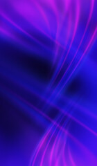 Wall Mural - Dark abstract futuristic background. Digital explosion, ultraviolet neon glow, blurred geometric lines.