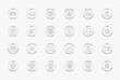 © Calin - E-commerce, online shopping line icons set. Modern graphic design concepts, simple outline elements collection.