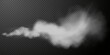 Vector isolated smoke PNG.
White smoke texture on a transparent black background.
Special effect of steam, smoke, fog, clouds.