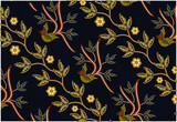 Fototapeta Boho - Indonesian batik motifs with very distinctive patterns. exclusive backgrounds. Vector Eps 10