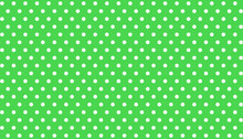 Green Polka Dots Seamless Pattern Retro Stylish Background