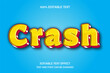 © inferno_studio3 - Crash 3 dimension editable text effect modern shadow comic style