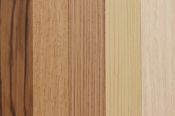 PVC plastic texture with wood pattern for edging chipboard ends. Texture of decorative wood backgrounds. 