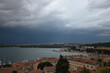 panorama of the city and Adriatic coast from the Pula Castel “Kaštel”