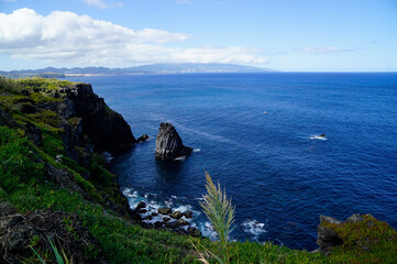 Wall Mural - natural green scenery on the azores islands