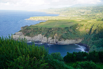 Wall Mural - scenic landscape on sao miguel island