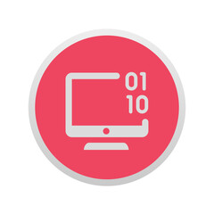 Wall Mural - system coding - sticker