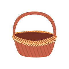 Wall Mural - wooden basket illustration