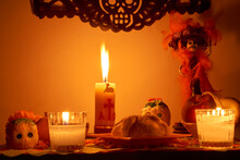 Altar Of The Day Of The Dead, Mexican Celebration