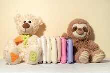 Cloth Diapers With Stuffed Animals