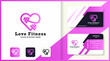 © starterz - fitness love logo and business card design